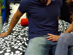 Amateur, Arabe, Nana, Grosse bite, Noire, Sucer une bite, Interracial, Nénés