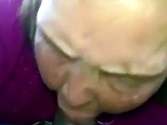 Asian Granny Sucks Black Cock In The Car