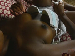 Enthousiasteling, Mooi, Zwart, Klietelaar, Vingeren, Hd, Masturbatie, Orgasme