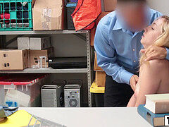 light-haired Zoe Parker Gets disciplined By The Officer