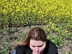 Leie, Grosse titten, Blasen, Spermaladung, Handjob, Masturbation, Nippel, Muschi