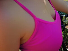 Amerikaans, Blond, Lul, Sperma in gezicht, Natuurlijke tieten, Gezichtspunt, Billekoek, Tiener