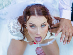 Charlie Red fucked by father-in-law on her wedding day
