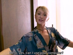 Blond, Pijpbeurt, Fetisj, Hd, Rijpe lesbienne, Moeder, Kousen, Tieten likken