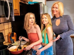 69 negenenzestig, Blond, Vingeren, Groep, Lesbisch, Masturbatie, Kut duiken, Tieten likken