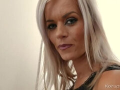 ブロンド, 女, Hd, 淫乱熟女, 一人