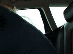Screwed hitchhiking eurobabe jizzed on pussy