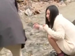 Classy buxomy Japanese girl had hard core fuck