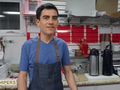 Gros seins, Blonde, Brunette brune, Queue, 2 femmes 1 homme, Hd, Interracial, Embrassement