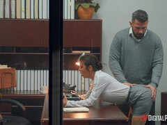 Cul, Queue, Domination, Européenne, Léchez, Bureau, Gicler, Branlette espagnole