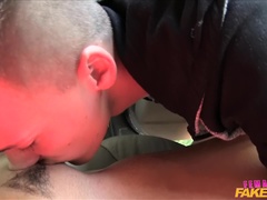 Female Fake Taxi (FakeHub): Sexy Driver Gives Discount for Cock