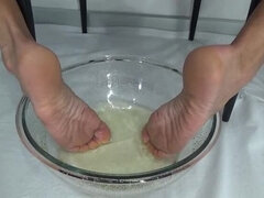 デカ尻, カワイイ, 足, 自家製, レズビアン, 愛人, 一人, ティーン