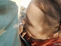 Alluring BBW slut outdoor horny xxx scene