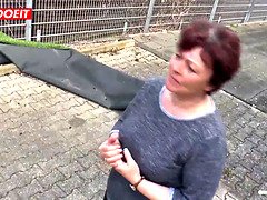 Chubby German Wife Fucks the Handyman