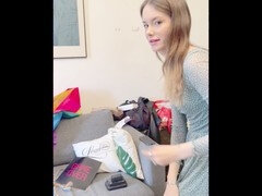 Britisch, Freundin, Lingerie, Höschen, Zierlich, Rock, Erotischer film, Jungendliche (18+)