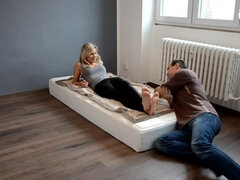 Asombroso, Rubia, Universidad, Checa, Pies, Fetiche, Fetiche de pies, Masaje