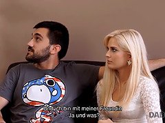 Blonde, Sucer une bite, Attrapée, Papa, Hd, Chatte, Rasée, Adolescente