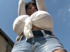 Grosse titten, Fett, Reif, Sohn