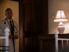 ブロンド, ボンデージ, イく瞬間, 下着, オマンコ, ラフ, スパンキング, 拘束