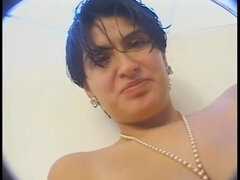 Anal, Noire, Rondelette, Double pénétration, Noir ébène, Groupe, Hard, Fille latino
