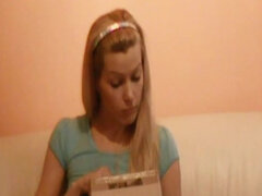 Chica, Rubia, Solo, Juguetes