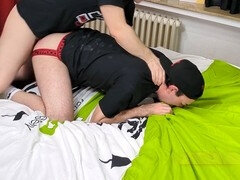 Ass rimming, gay spanking, hard fuck