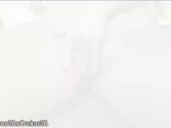美女, デカパイ, フェラチオ, 茶髪の, 手コキする, 異人種間, 熟年, ティーン