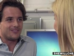 Blondine, Blasen, Hardcore, Milf, Hure, Ehefrau