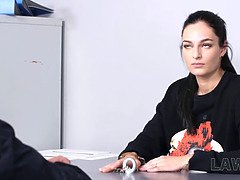 Blasen, Braunhaarige, Hardcore, Hd, Polizei, Realität, Jungendliche (18+), Uniform
