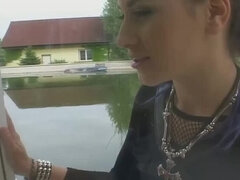 緊縛, ボンデージ, レズビアン, オージー, 穴開きパンティ, オマンコ, 三人, おもちゃ