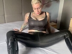 Celebridad, Pies, Látex, Mamá, Spandex