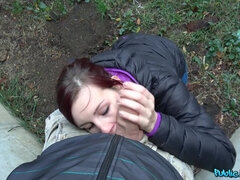 Amateur, Chica, Engañando, Masaje, Al aire libre, Pov, Público