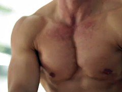 Tough guy and two schoolgirls sisters