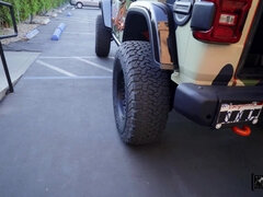 お尻, 露出狂, 眼鏡, アウトドア, スカート, ソフトコア, ストッキング, ティーン