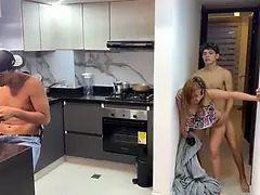 自家製, インド人, ラティーナ, 母, ヌード, ラフ, 息子, ティーン
