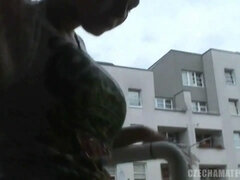 Leie, Grosse titten, Blasen, Braunhaarige, Tschechisch, Hd, Pov, Realität