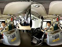 En tercera dimension, Asiático, Mamada, Autobús, Japonés, Pov