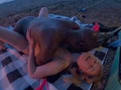 デカチン, 黒人, 自家製, 旦那, アウトドア, オマンコ, 締まりの良い, オッパイの