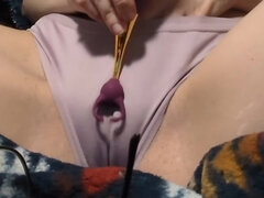 Enthousiasteling, Blond, Klietelaar, Sperma shot, Vrouw, Fetisj, Frans, Masturbatie