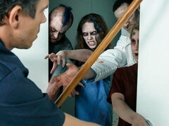 フェラチオ, 巨乳な, チン, バック, 淫乱熟女, 看護婦, ストリッピング, オッパイの