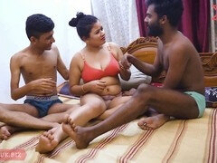 Belle grosse femme bgf, Gros cul, Grosse bite, Sucer une bite, Tir de sperme, Indienne, Plan cul à trois