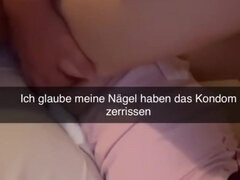18 ans, Éjaculation interne, Cocu, Queue, Première fois, Allemand, Hôtel, Vierge