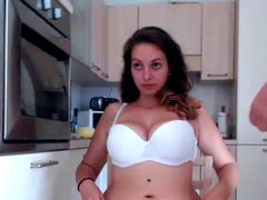 obese doll gets pounded in the kitchen