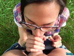 Amateur, Belleza, Mamada, Al aire libre, Público