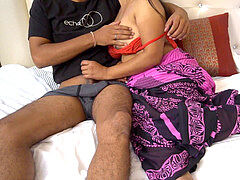 Leie, Tante, Grosser schwanz, Paar, Selbstgemacht, Indisch
