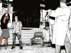 69, お尻, 指いじり, レズビアン, オマンコ, ガリガリ, ストリッピング, 締まりの良い