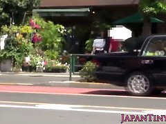 アジア人, 黒人, ハードコア, 日本人, 小柄, オマンコ, スカート, スカートのぞき