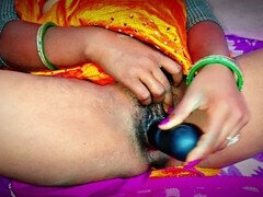 Tante, Éjaculer dans la bouche, Fait maison, Femme au foyer, Indienne, Chatte, Vibromasseur