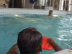 Dick & Rittea: Swimming Coach's Delight (Cumshot, Facial, Handjob)