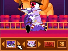Furry Fantasy: Blaze the Cat's Anal Vore Mishap in Pixel Art